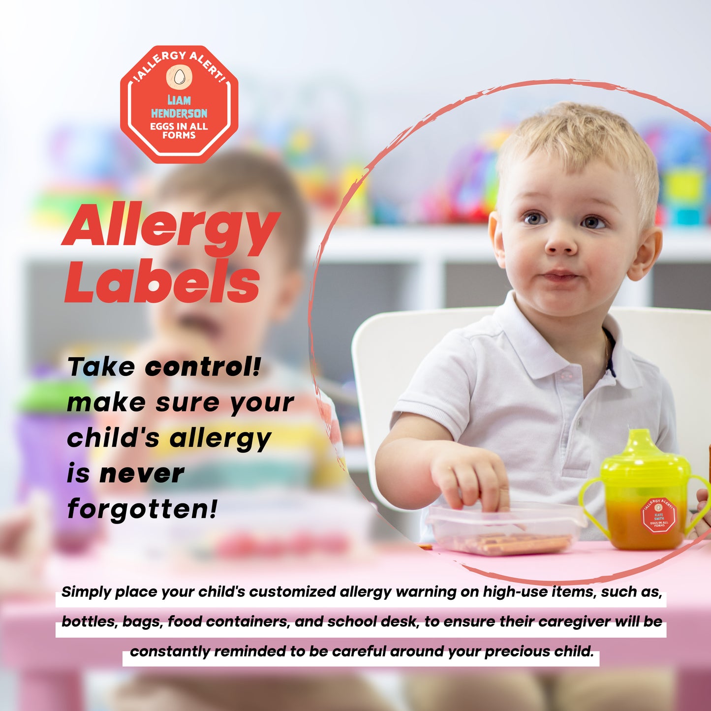 Allergy Labels - Label Land