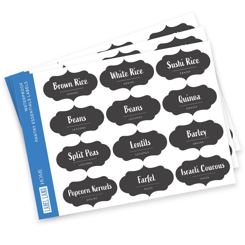 Tidy Home Pantry Label Set