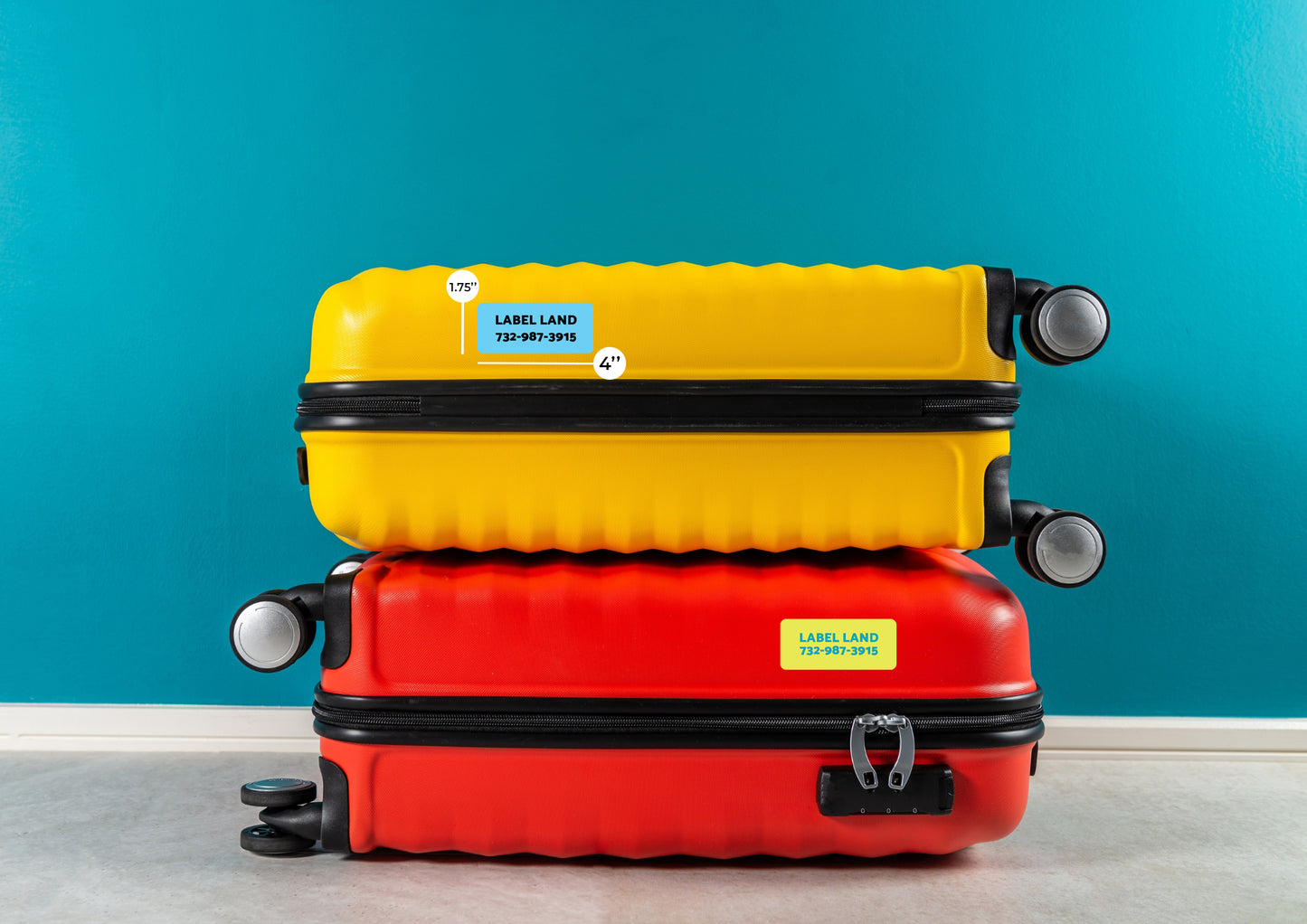 See 'em Labels Suitcase