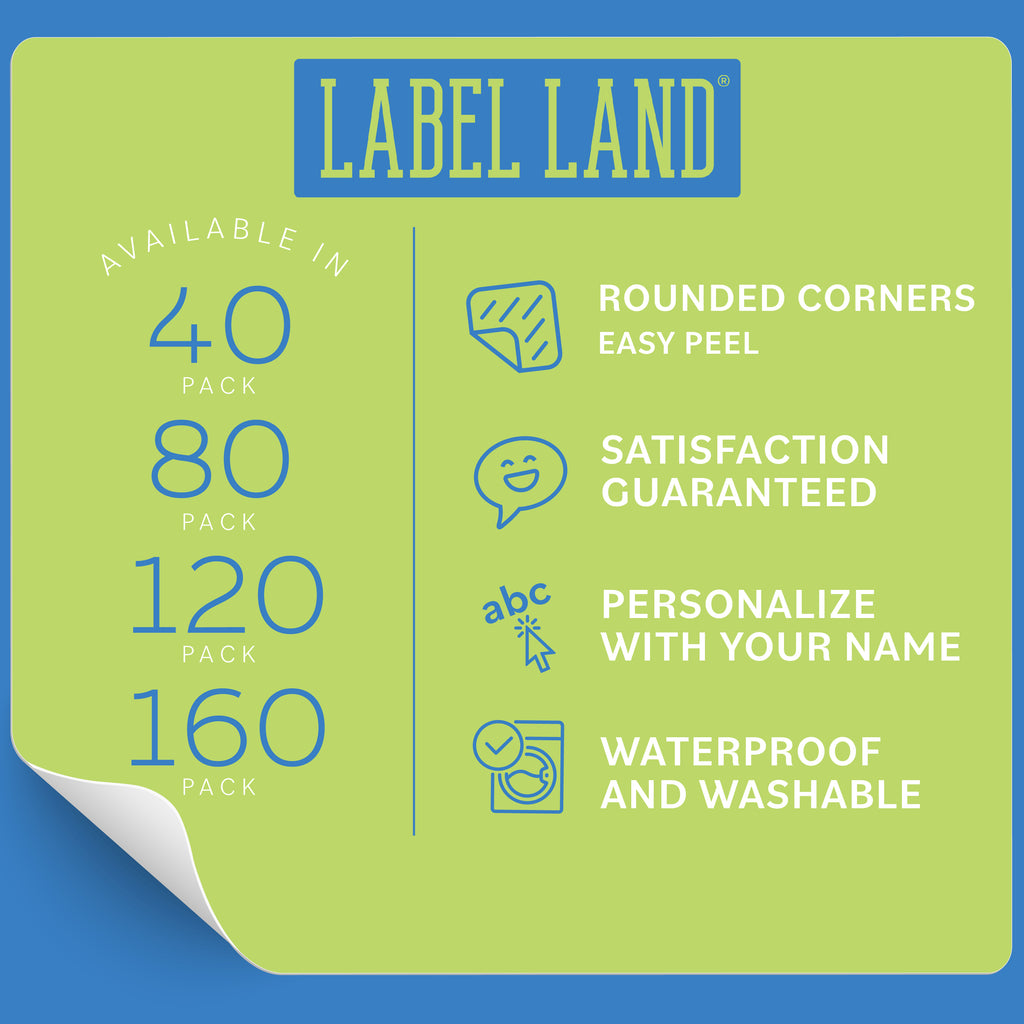 Color Stick N' Wear® Labels - Label Land