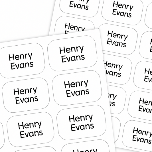 Stikins® Peel and Stick Name Labels