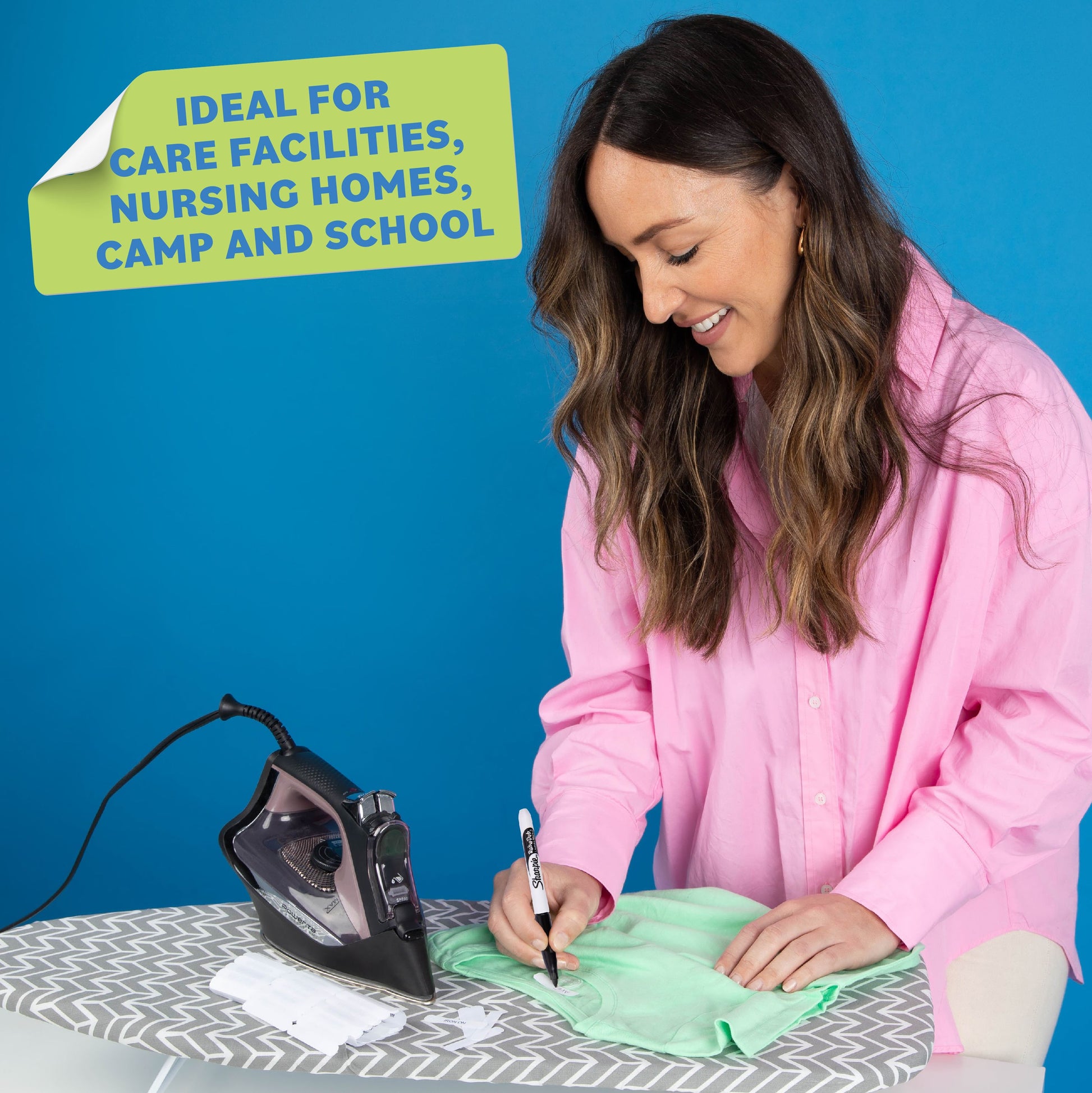 Writable Iron-On Labels + Permanent Laundry Marker - Label Land