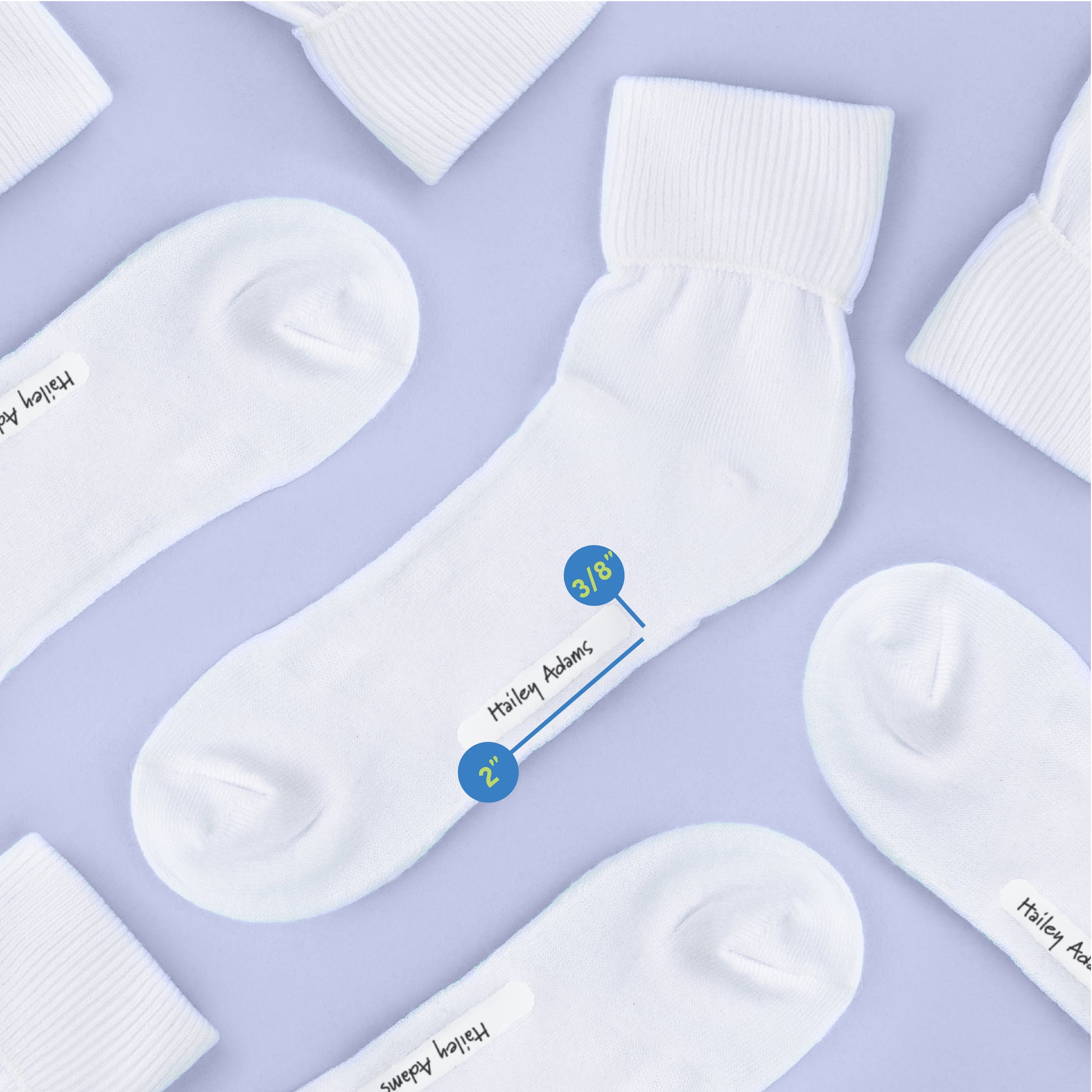 write on label sizes