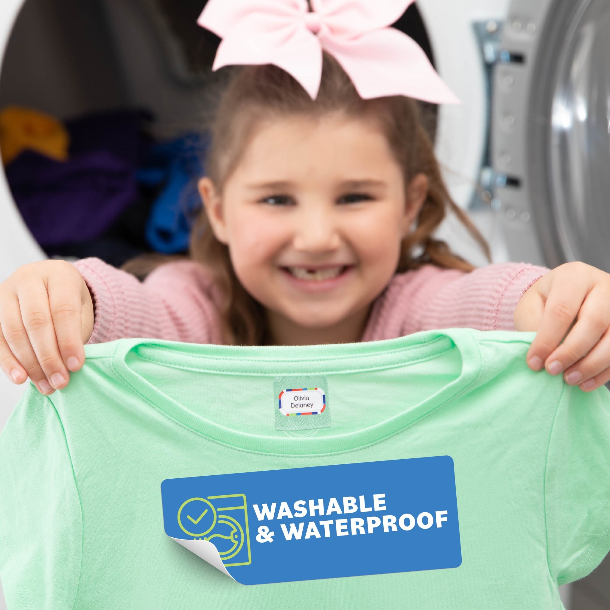 Stick N' Wear® Labels Border Label Land