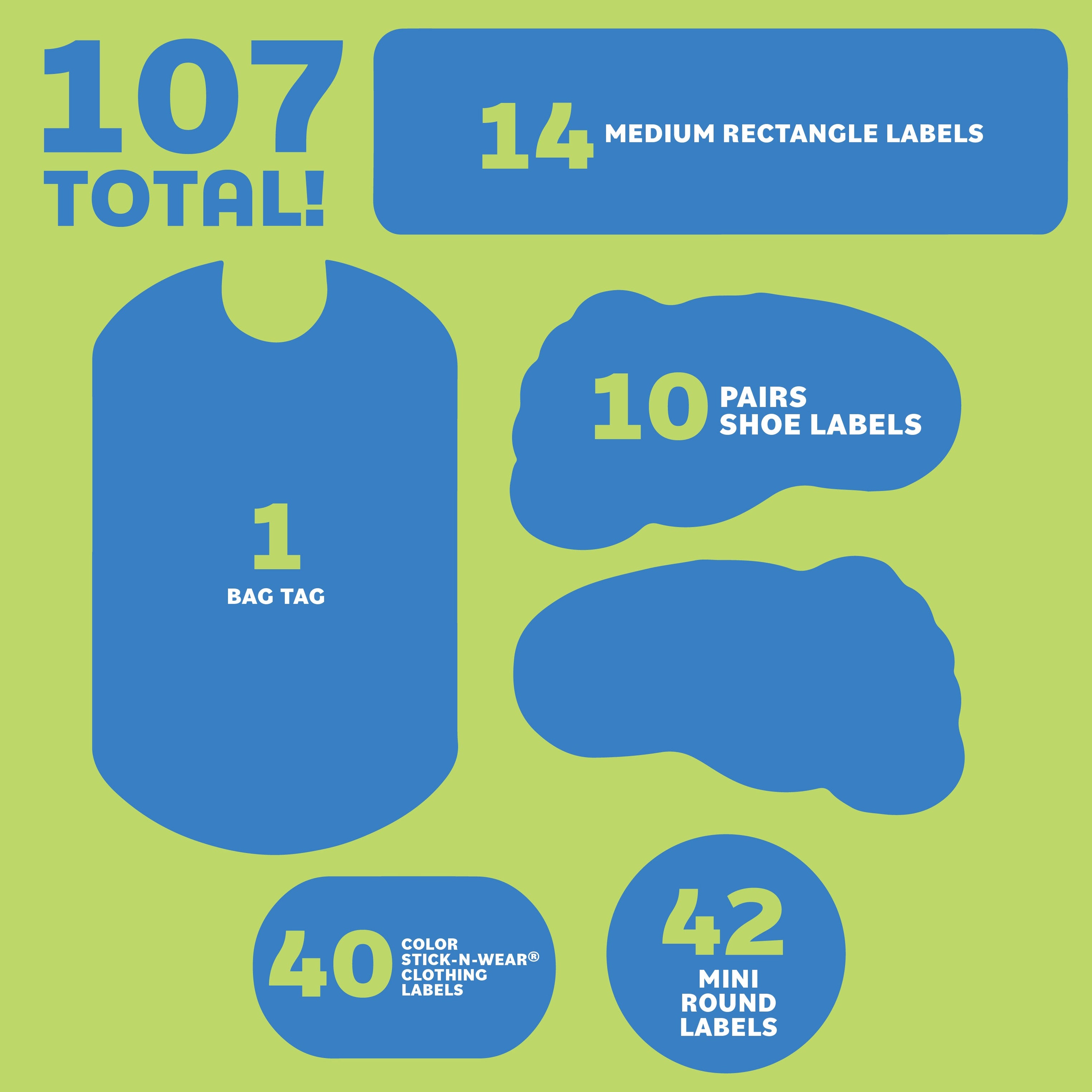 Daycare Value Pack Butterfly Label Land