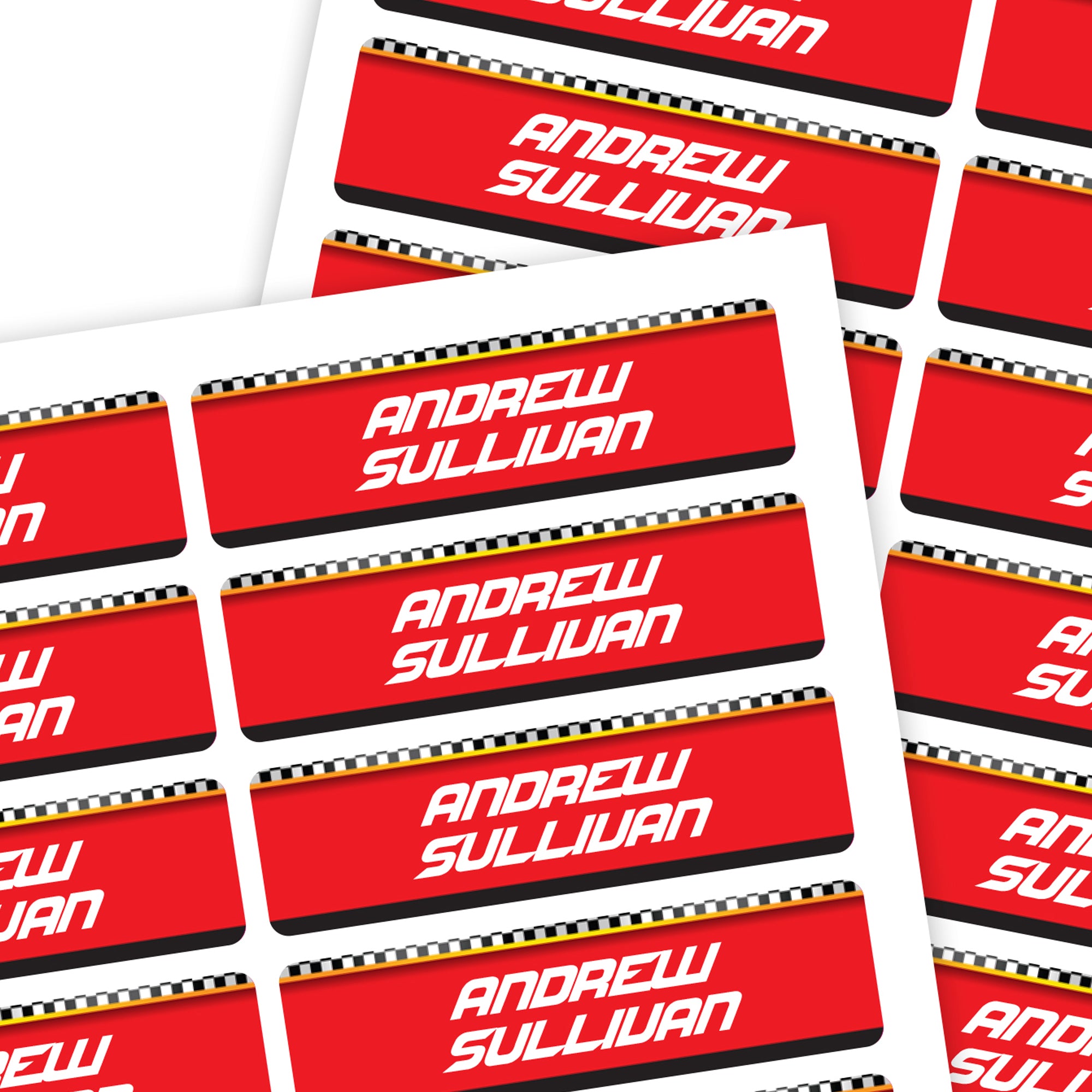 Rectangle Name Labels | Multi-purpose Waterproof Labels