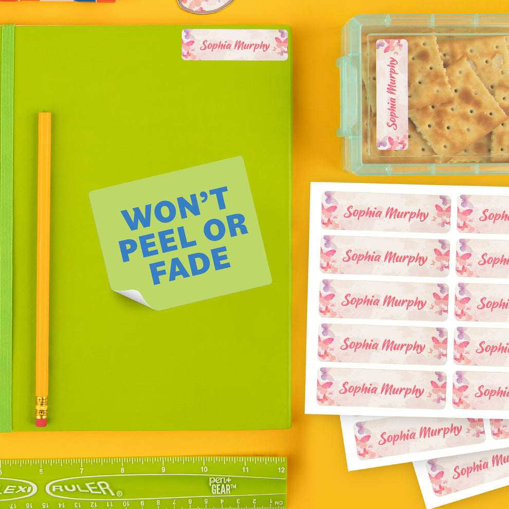 Rectangle Name Labels | Multi-purpose Waterproof Labels