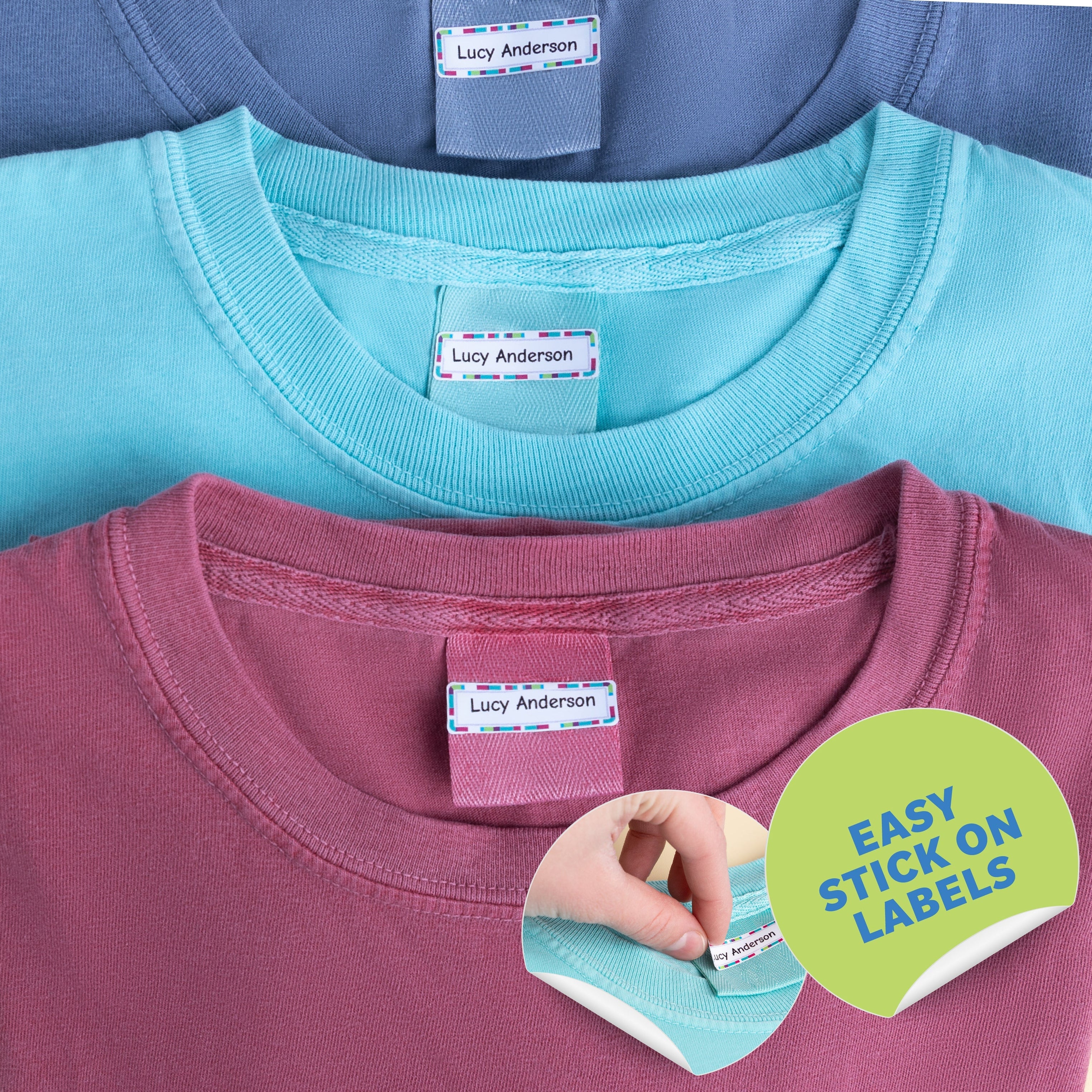Mini Rectangle Name Labels | Border | Label Land