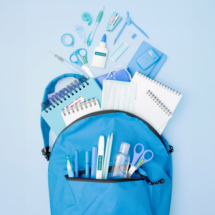 School Supplies Label Pack