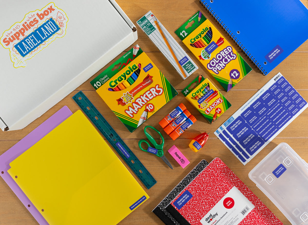 The Get-Set-for-School Kit - Label Land