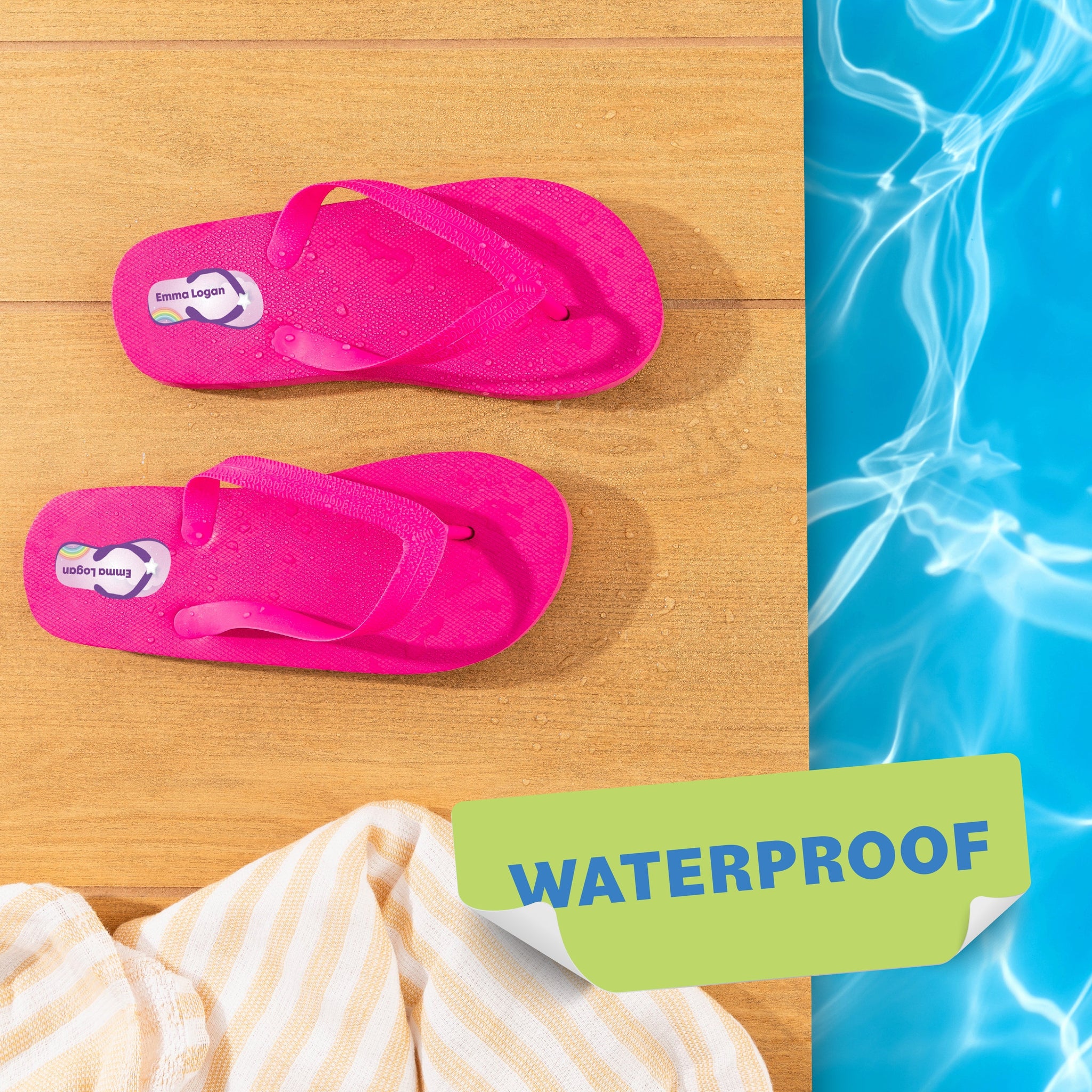 Shoe Labels Watercolor Label Land