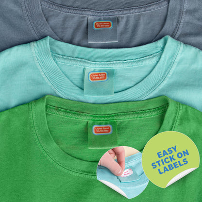 Color Stick N' Wear® Labels - Label Land