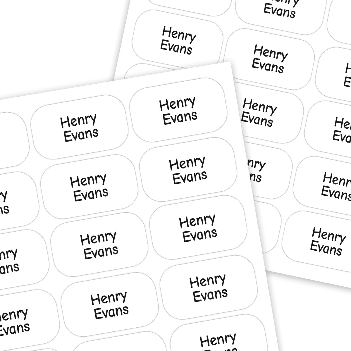 Stick-N-Wear Clothing Labels  No Sew Stick On Name Tags – Label Land