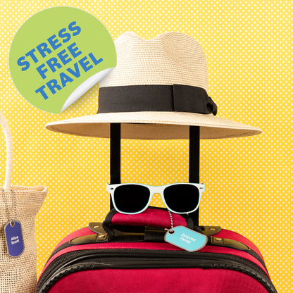 stress free travel with bag tags