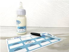 blue labels for bottles smaller image