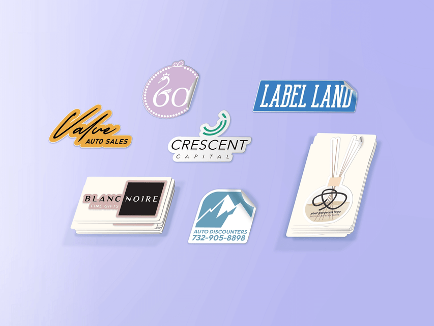 Custom products logo decals