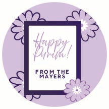 Lavender Frame - Label Land