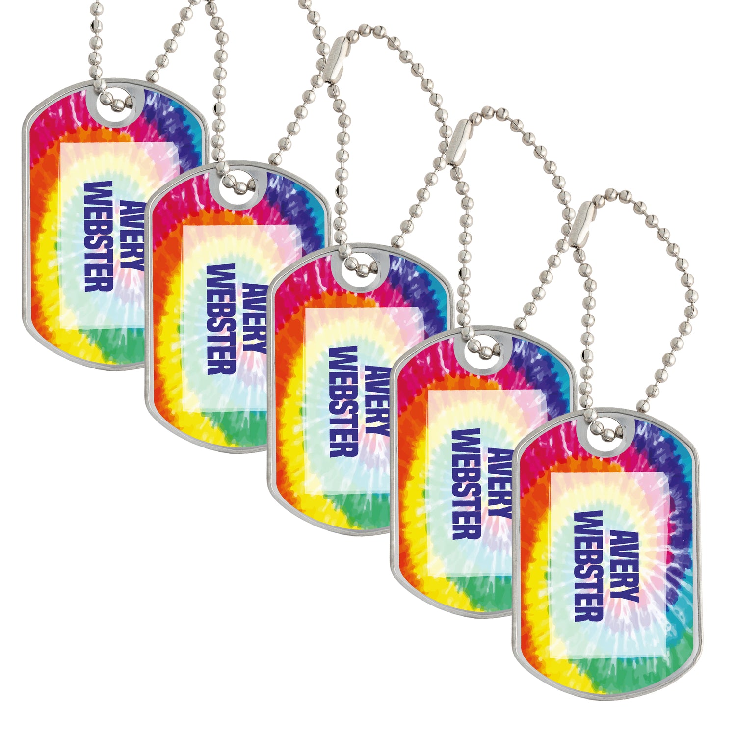 Bag Tags | Tie Dye - Label Land