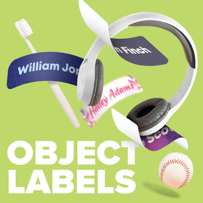 Objects label options