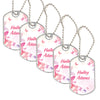 pink bag tags