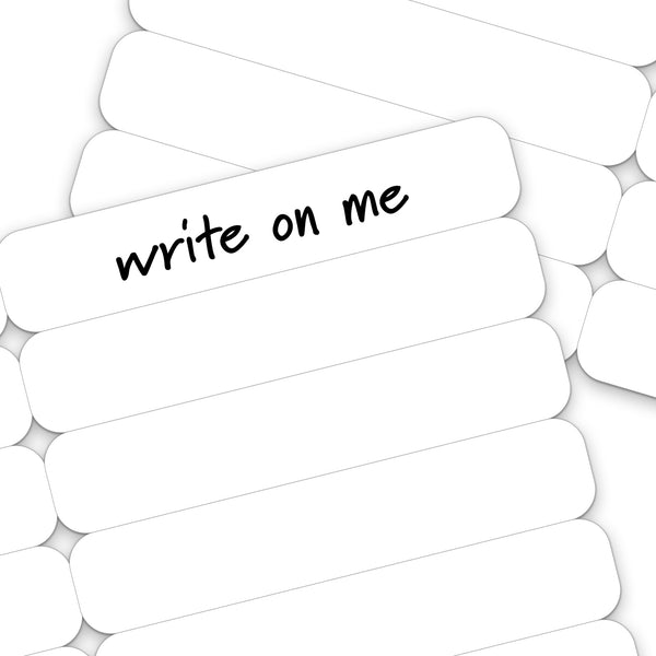 write on me label